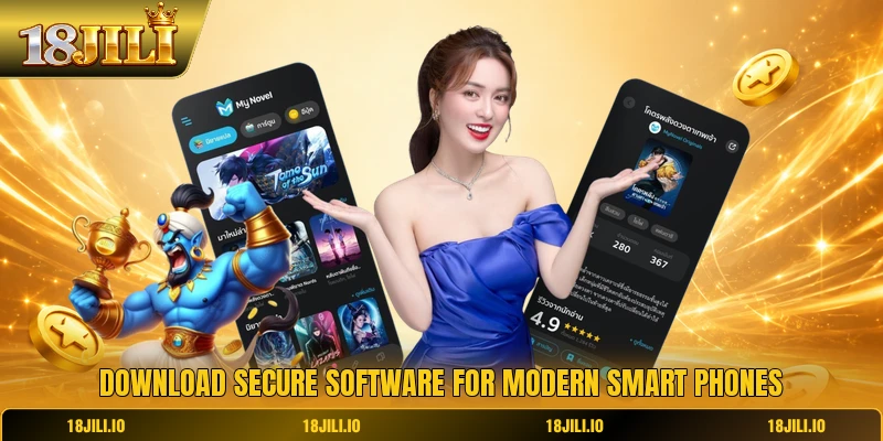 Download secure software for modern smart phones