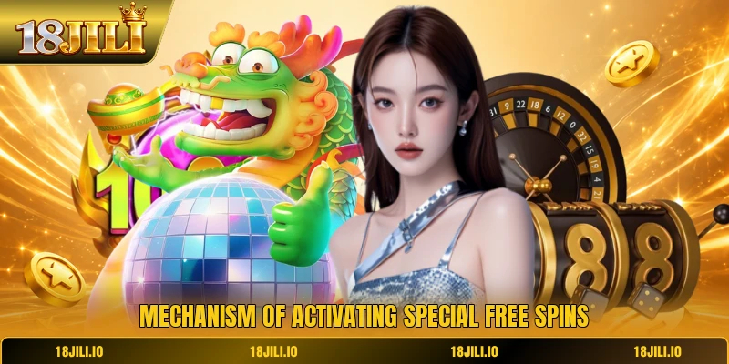 Mechanism of activating special free spins
