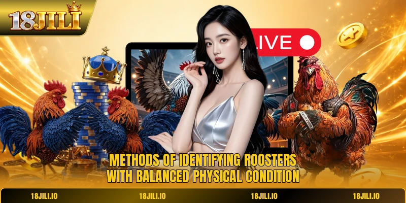 Methods of identifying roosters with balanced physical condition