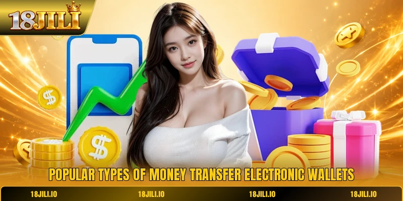 Popular types of money transfer electronic wallets