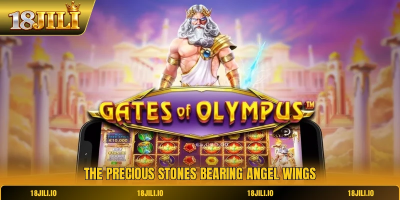 The precious stones bearing angel wings